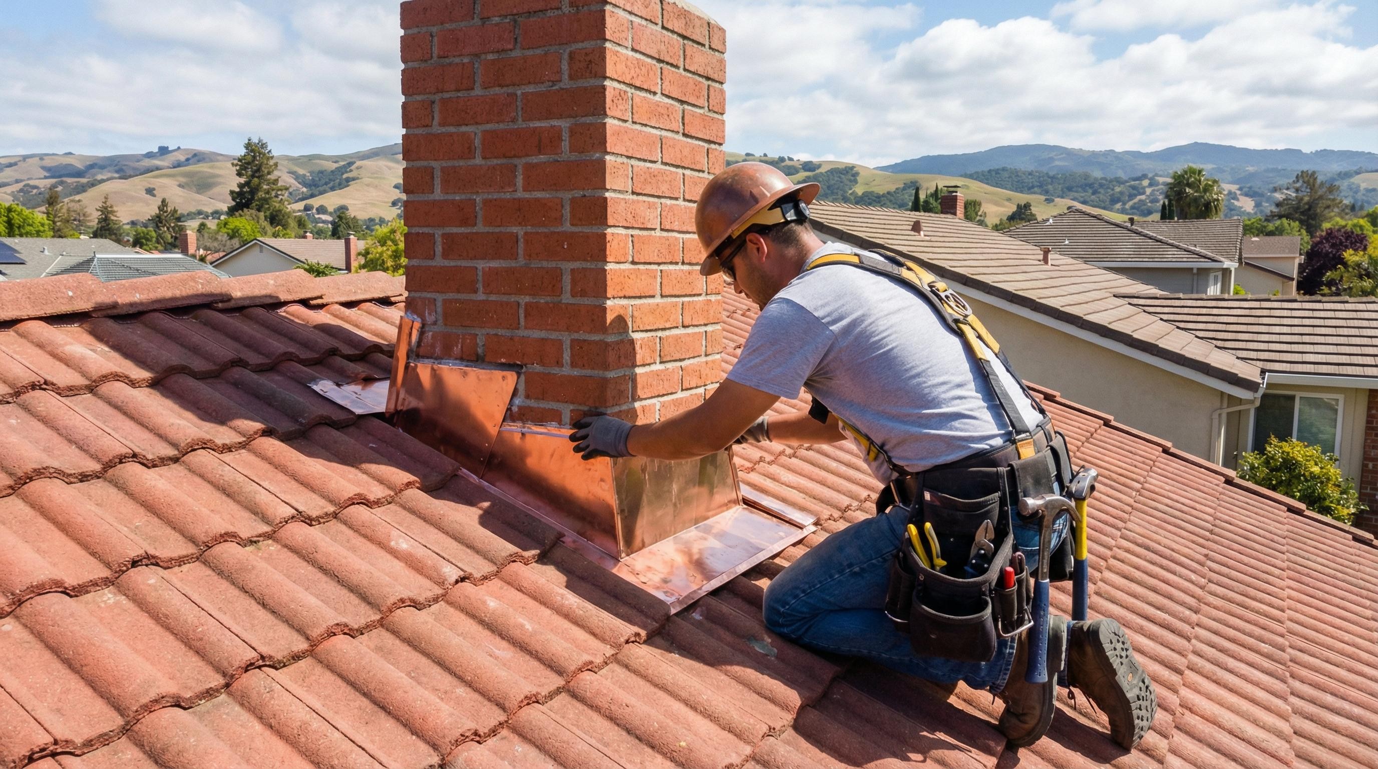 Professional Flat Roof Patch completed by Silicon Valley Roof Repairs in Santa Clara, CA near Central Park.