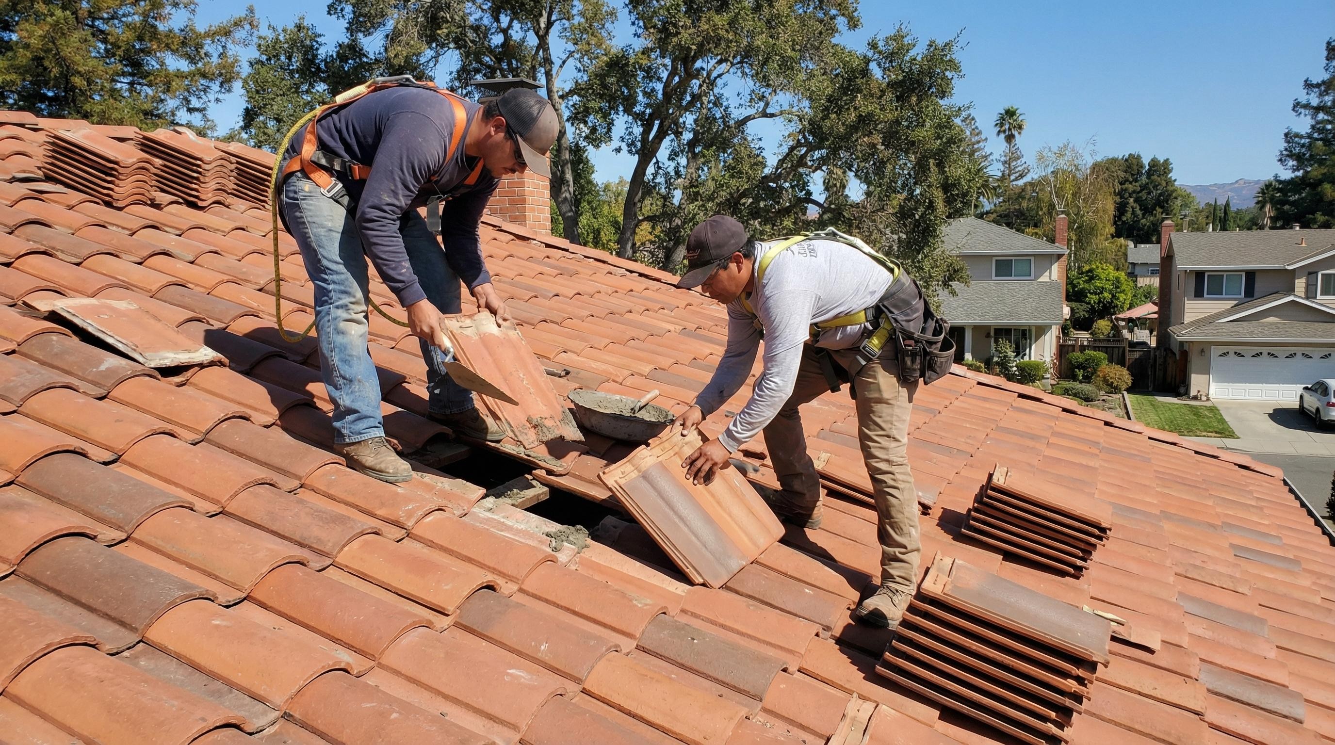 Professional Roof Maintenance completed by Silicon Valley Roof Repairs in Cupertino, CA near Main Street Cupertino.