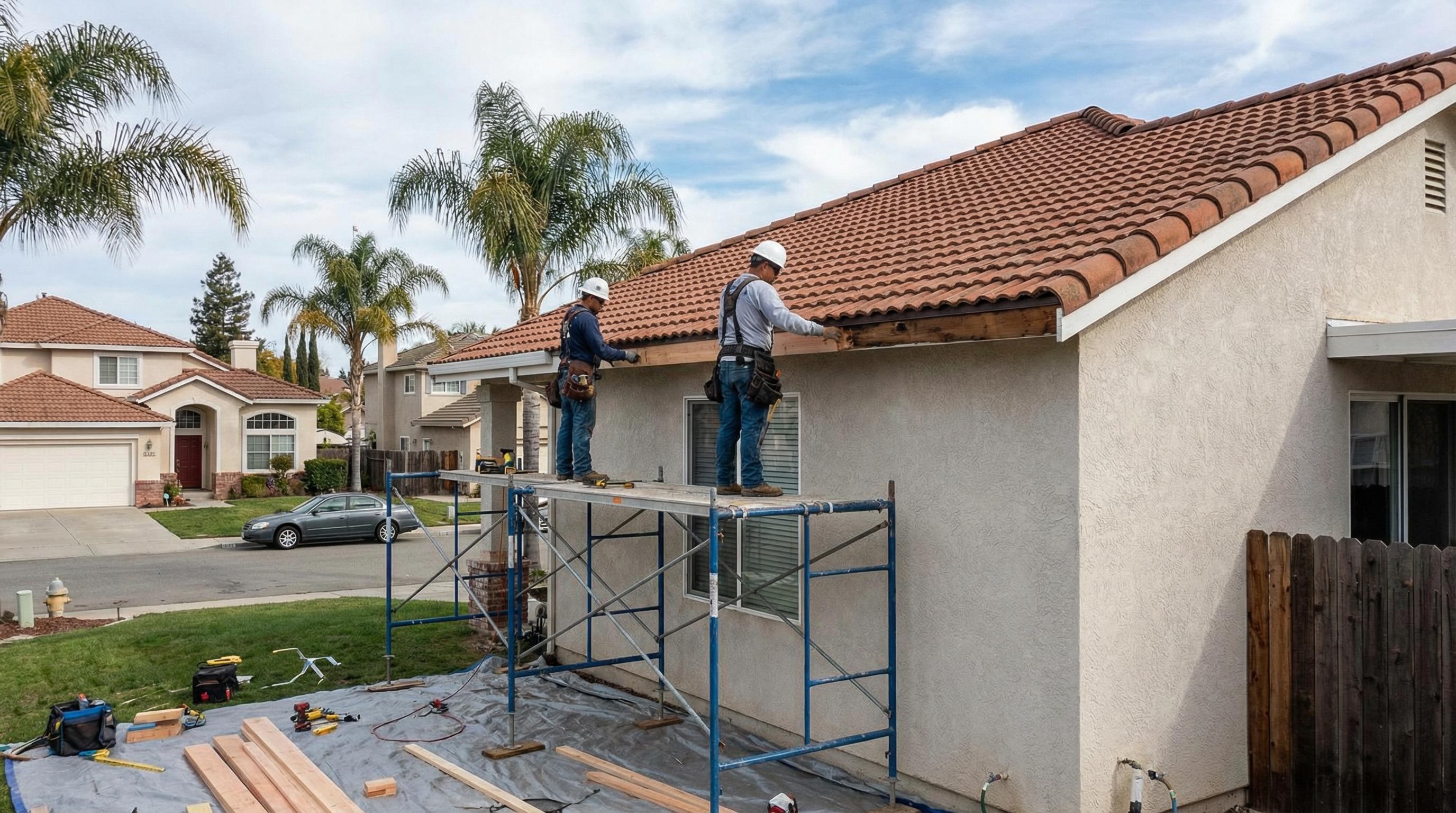 Professional Roof Maintenance completed by Silicon Valley Roof Repairs in San Jose, CA near SAP Center.