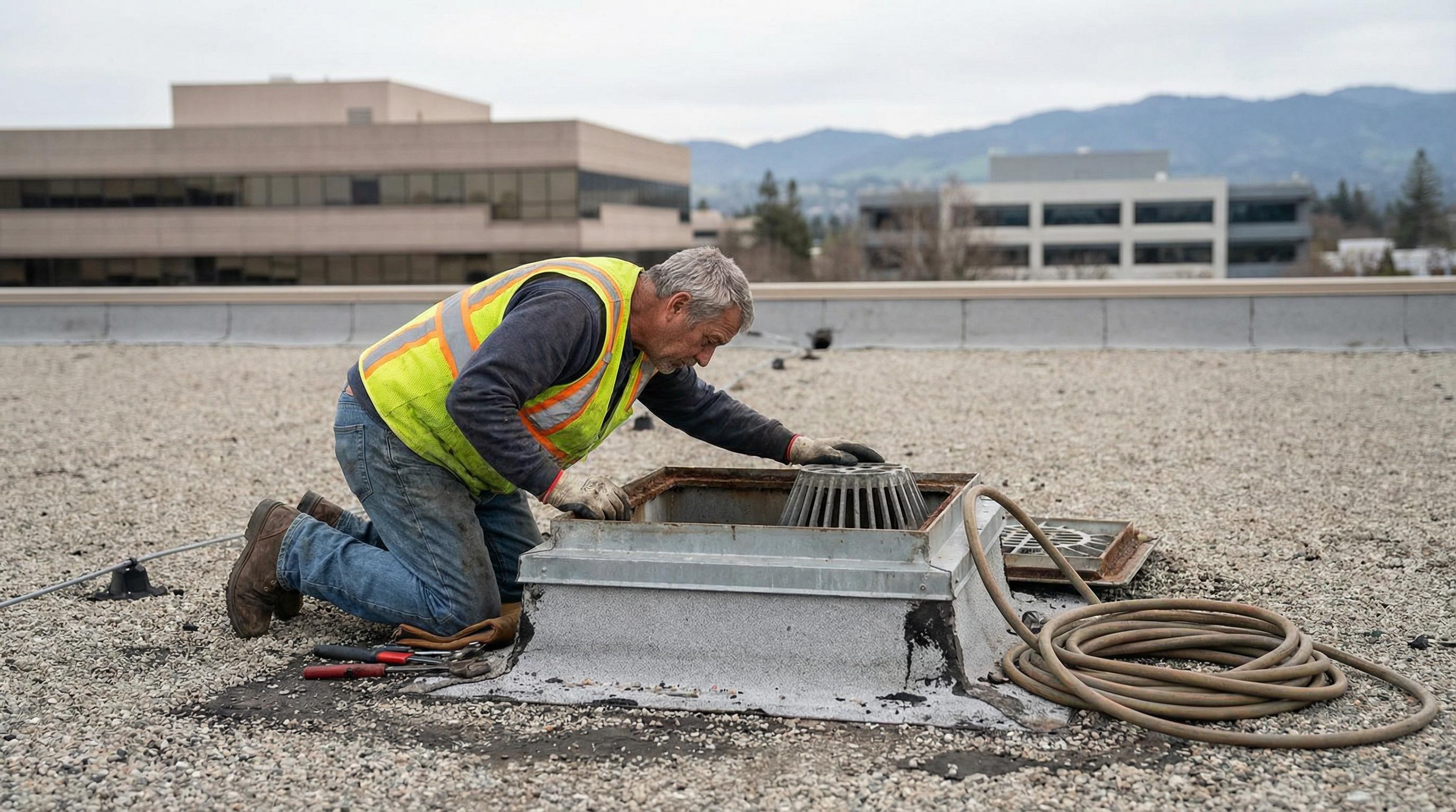 Professional Shingle Repair completed by Silicon Valley Roof Repairs in San Jose, CA near Japantown.