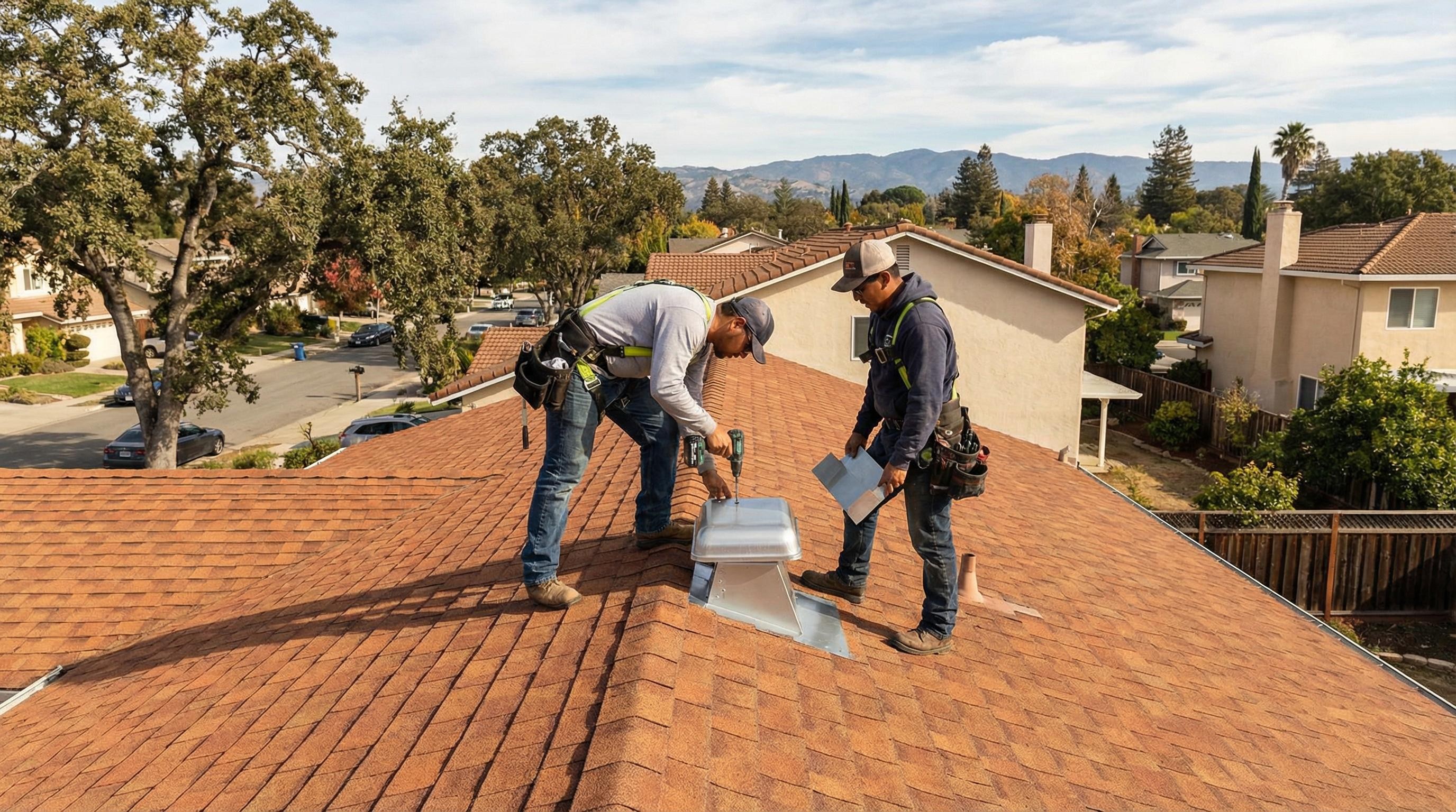 Professional Tile Repair completed by Silicon Valley Roof Repairs in Santa Clara, CA near Mission College.