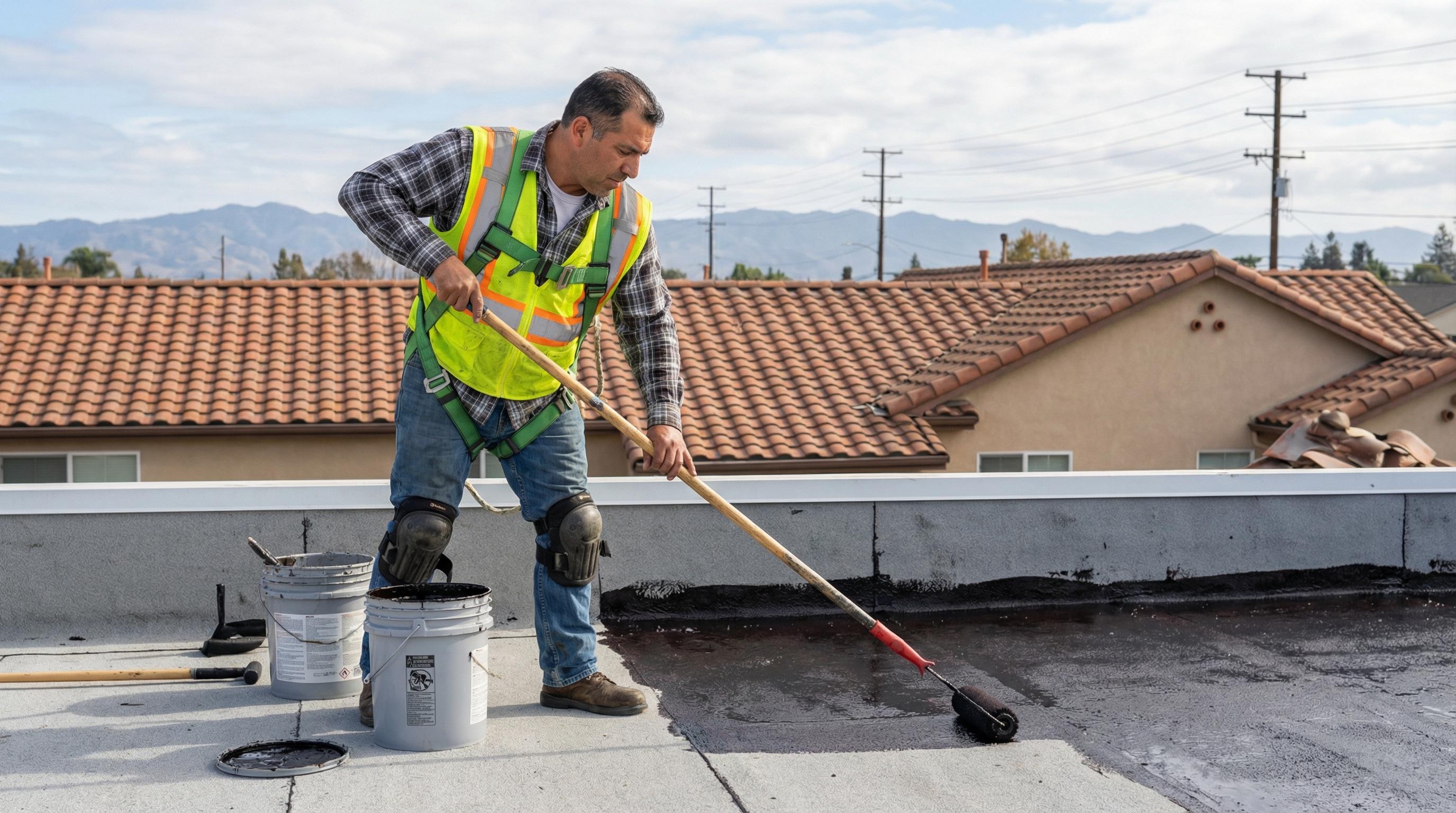 Professional Tile Repair completed by Silicon Valley Roof Repairs in Santa Clara, CA near Central Park.